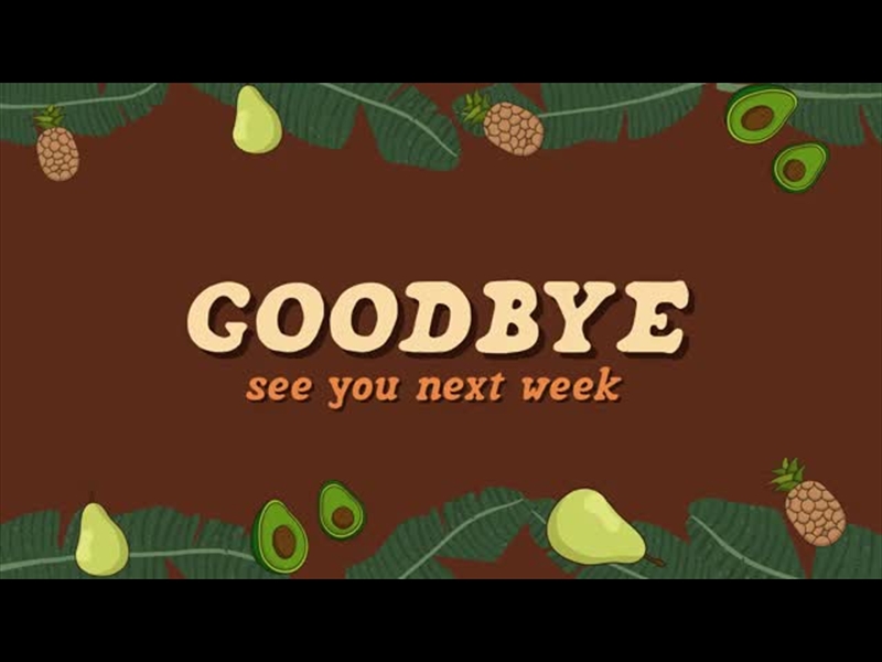 FRUIT OF THE SPIRIT - THE LOOK OF LOVE: CLOSING MOTION