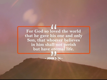 JOHN - THAT YOU MAY BELIEVE: SCRIPTURE MOTION