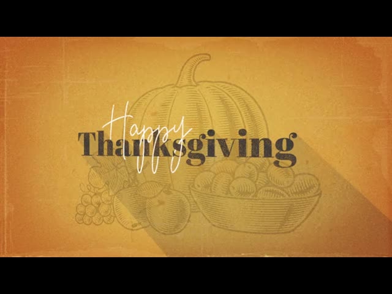 THANKSGIVING VOLUME FOUR: TITLE MOTION