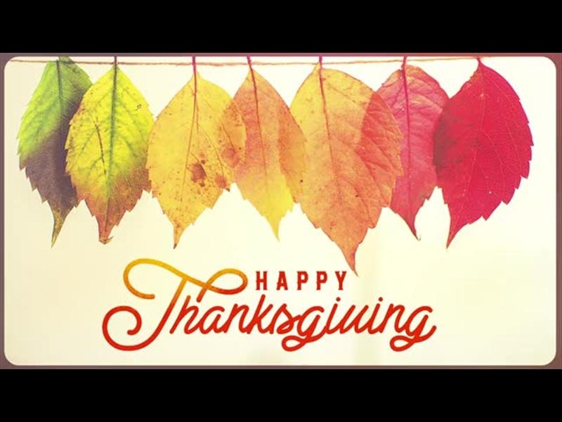 THANKSGIVING VOLUME TWO: TITLE MOTION