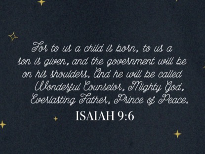 THE BEST CHRISTMAS EVER SCRIPTURE
