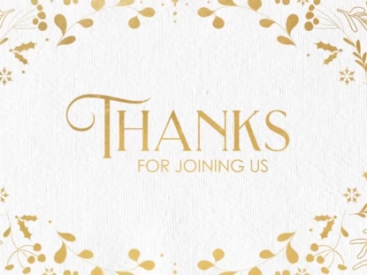 WHITE AS SNOW CLOSING MOTION