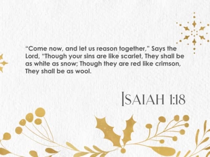 WHITE AS SNOW SCRIPTURE MOTION