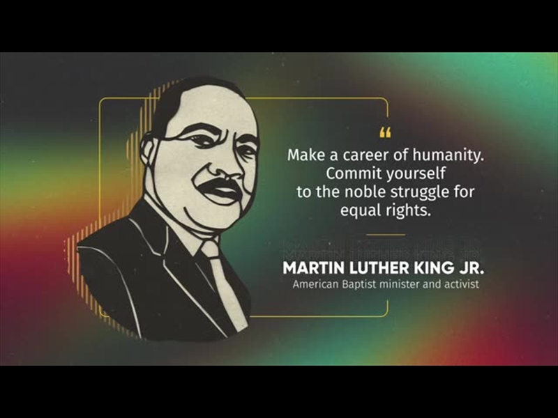 BLACK HISTORY MONTH INSPIRATION MARTIN LUTHER KING JR