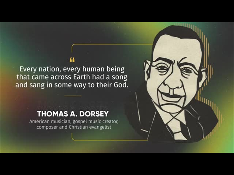 BLACK HISTORY MONTH INSPIRATION THOMAS DORSEY