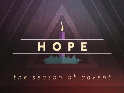 CHRISTMAS ADVENT CANDLES HOPE