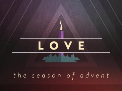 CHRISTMAS ADVENT CANDLES LOVE