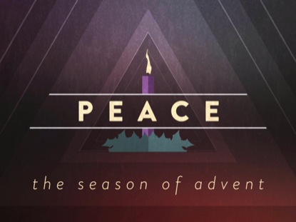 CHRISTMAS ADVENT CANDLES PEACE