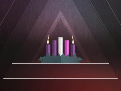 CHRISTMAS ADVENT CANDLES WEEK 02 BLANK