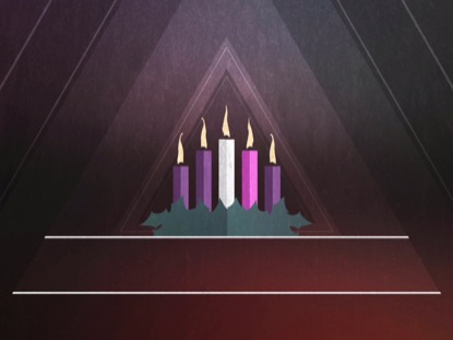 CHRISTMAS ADVENT CANDLES WEEK 05 BLANK