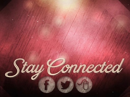 CHRISTMAS BOKEH STAY CONNECTED