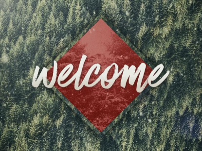 Christmas Forest Welcome Centerline New Media WorshipHouse Media