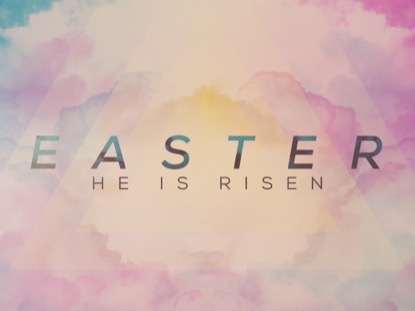 COLORFUL SPRING CLOUDS EASTER TITLE