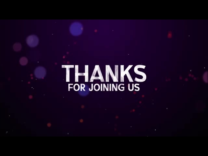 COMMUNION BOKEH THANKS FOR JOINING US