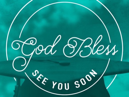 CONGRATULATIONS GRADUATES CLOSING BLUE