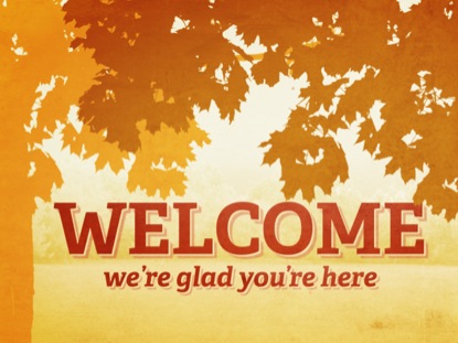 fall welcome powerpoint backgrounds