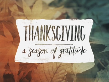 FALLEN LEAVES THANKSGIVING