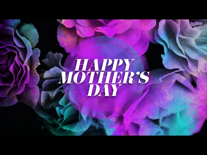 FLORAL PAINT HAPPY MOTHER'S DAY