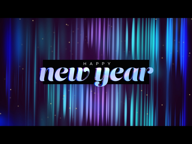 FRACTAL GLOW: HAPPY NEW YEAR 02