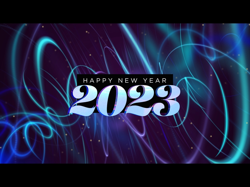 FRACTAL GLOW: HAPPY NEW YEAR 2023