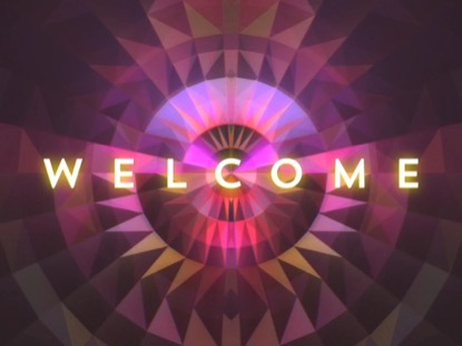 GEOMETRIC GLOW WELCOME