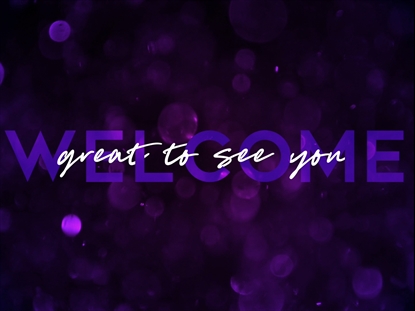 GLITTER SPARKS WELCOME