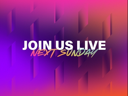 GRADIENCE JOIN US LIVE NEXT SUNDAY