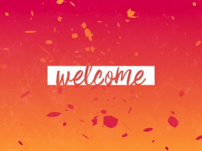 GRADIENT LEAVES WELCOME