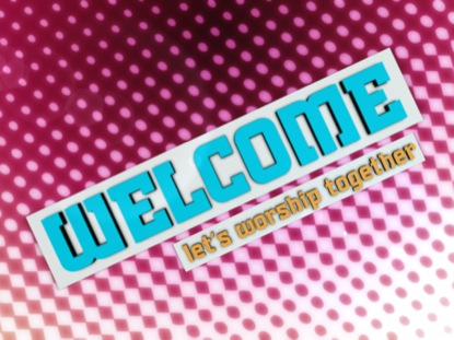 HALFTONE WELCOME