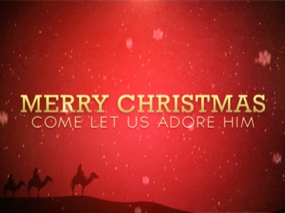 MERRY CHRISTMAS WELCOME