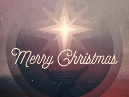 MODERN RETRO CHRISTMAS EVE MERRY