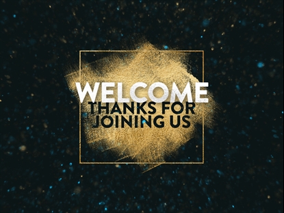 NEW YEARS GLITTER WELCOME