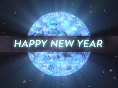 NEW YEARS GLOW HAPPY NEW YEAR