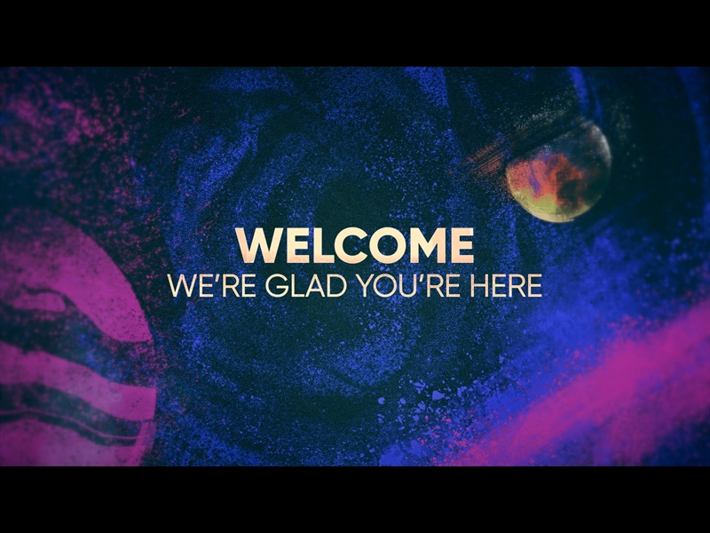 PAINTED COSMOS WELCOME