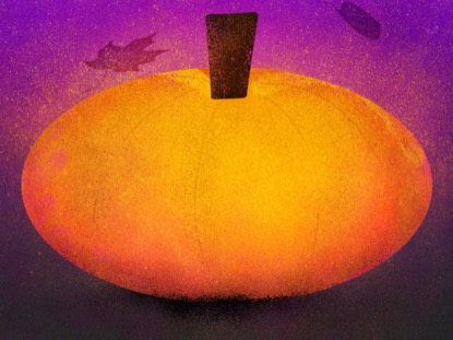 PAINTED AUTUMN PUMPKIN 02