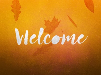 PAINTED AUTUMN WELCOME