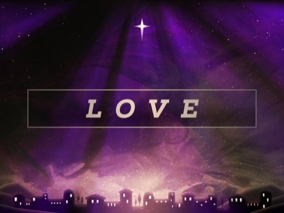 PAINTED CHRISTMAS ADVENT LOVE