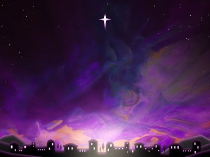 PAINTED CHRISTMAS BETHLEHEM
