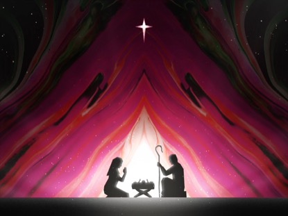 PAINTED CHRISTMAS NATIVITY