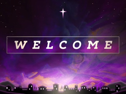 PAINTED CHRISTMAS WELCOME