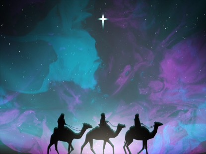 PAINTED CHRISTMAS WISE MEN