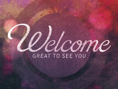 PAINTED FLOWERS WELCOME