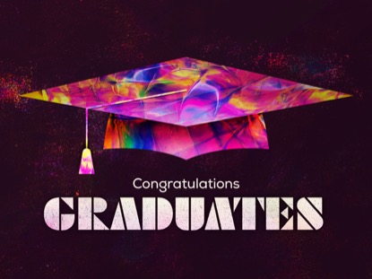 PAINTED GRADUATION TITLE