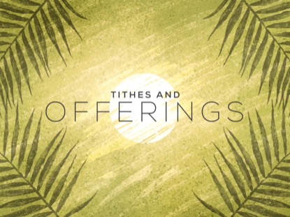 PAINTED PALM SUNDAY TITHES