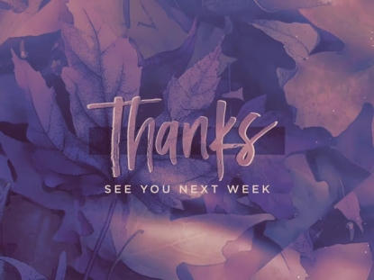 PEACEFUL AUTUMN CLOSING