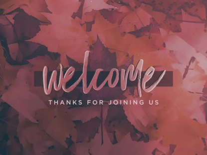 PEACEFUL AUTUMN WELCOME