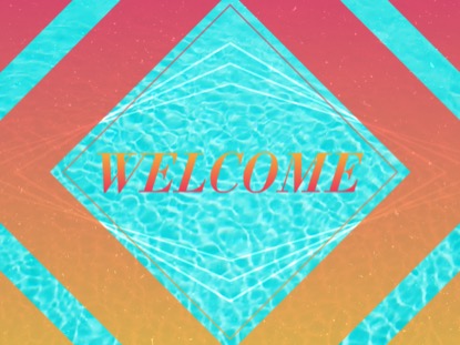 POOLSIDE SUMMER WELCOME