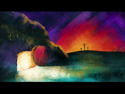 RADIANT PAINT TOMB AND CROSSES