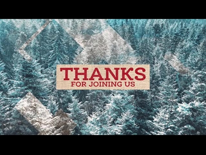 RUSTIC CHRISTMAS THANKS