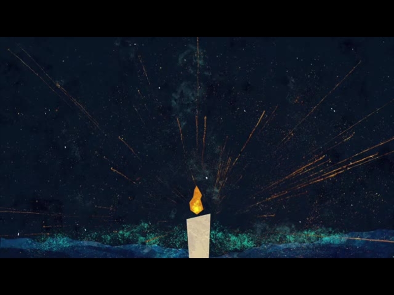 SILENT NIGHT ADVENT CANDLE 01